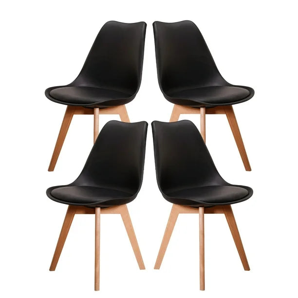 Silla Eames Con Asiento Acolchado
