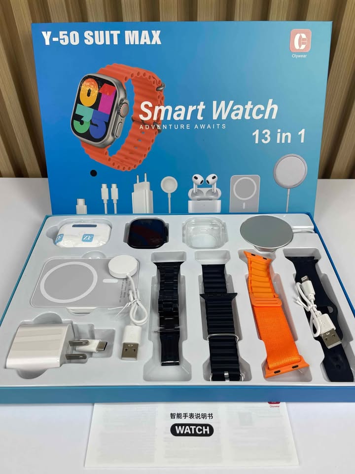🔥COMBO SMARTWACH 13 EN 1 Y-50 ⭐