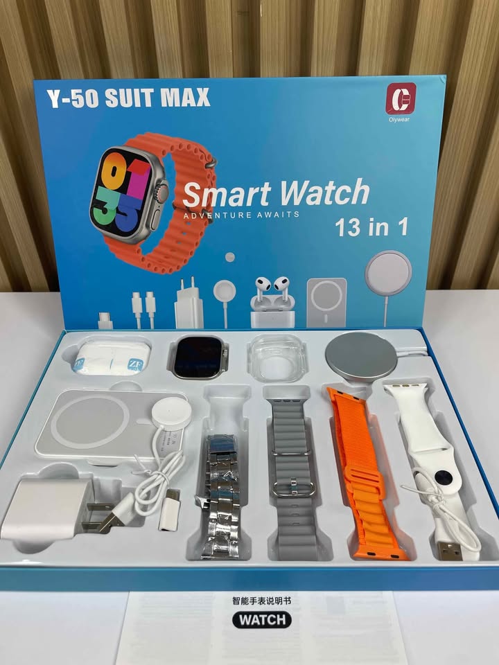 🔥COMBO SMARTWACH 13 EN 1 Y-50 ⭐