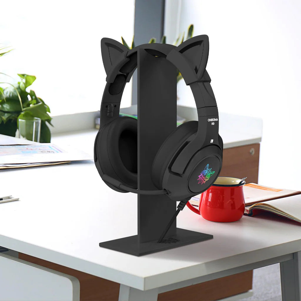 Audifonos Inalámbricos Diadema Onikuma B90 orejas de gato incluye soporte