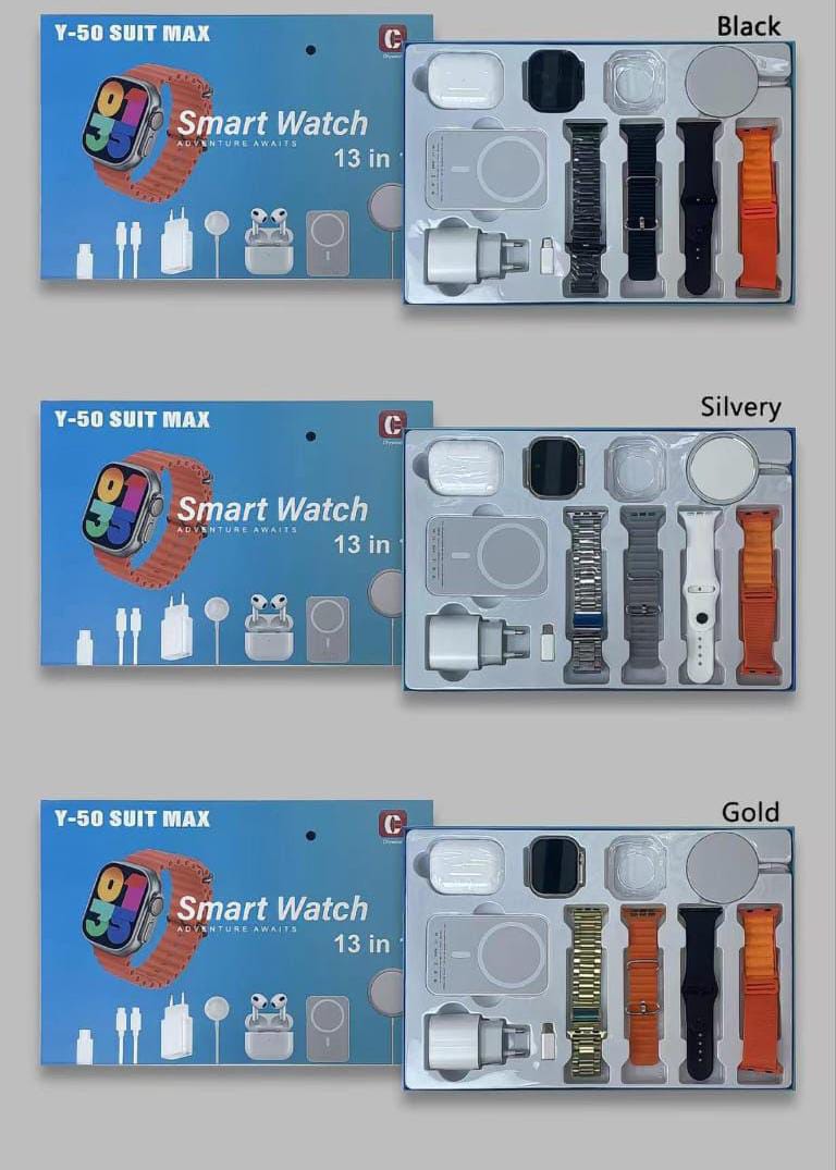🔥COMBO SMARTWACH 13 EN 1 Y-50 ⭐