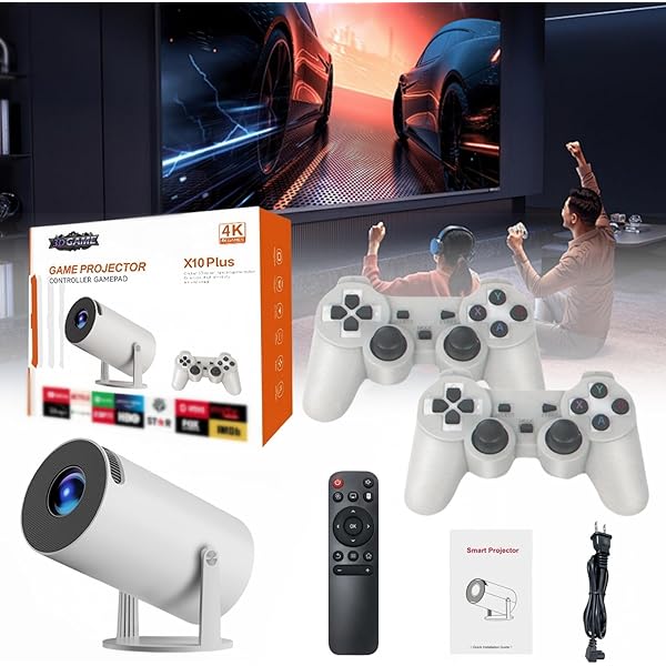 PROYECTOR 4K CON JUEGOS X10PLUS