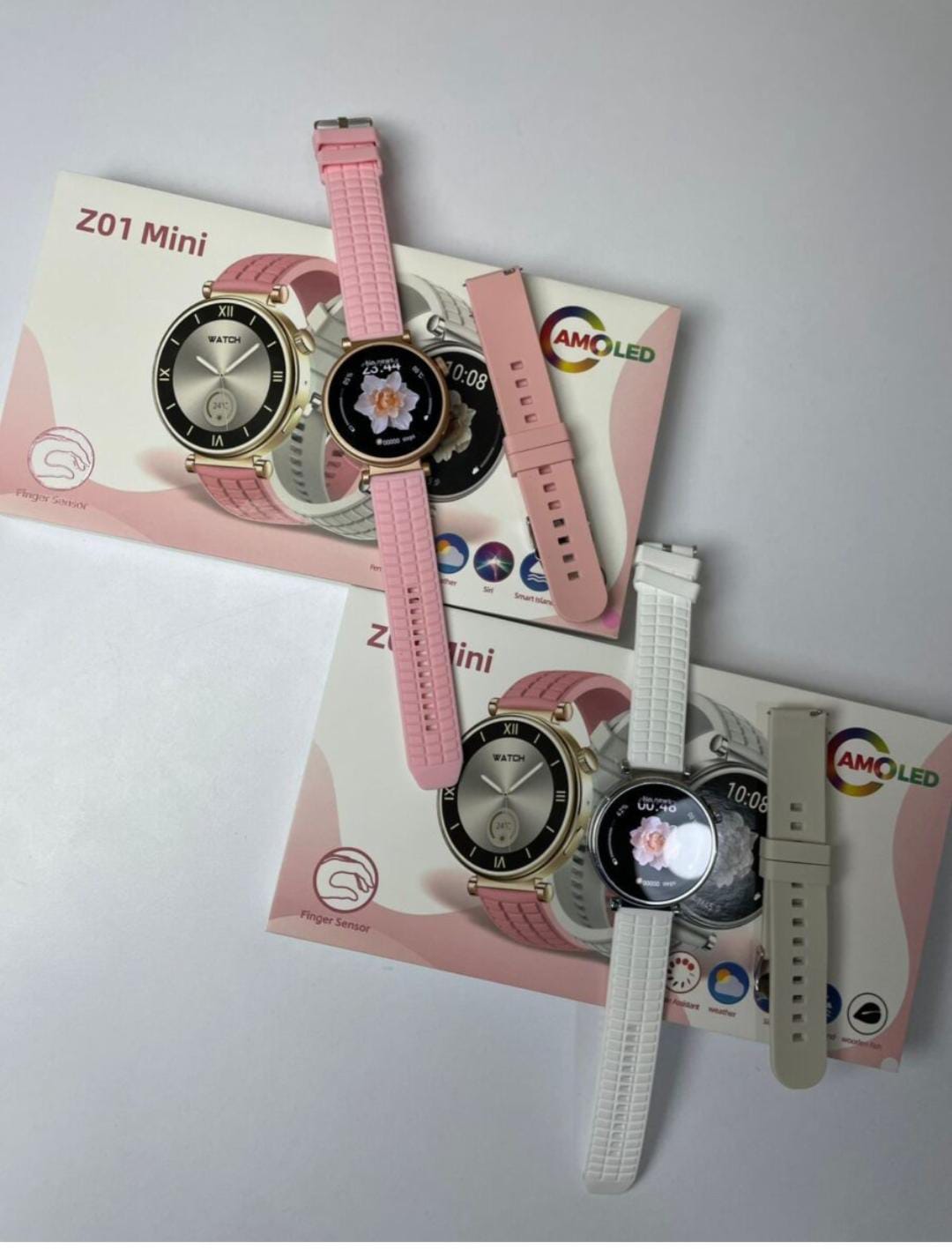 Smartwatch Z01 Mini Amoled Redondo