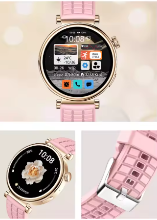 Smartwatch Z01 Mini Amoled Redondo