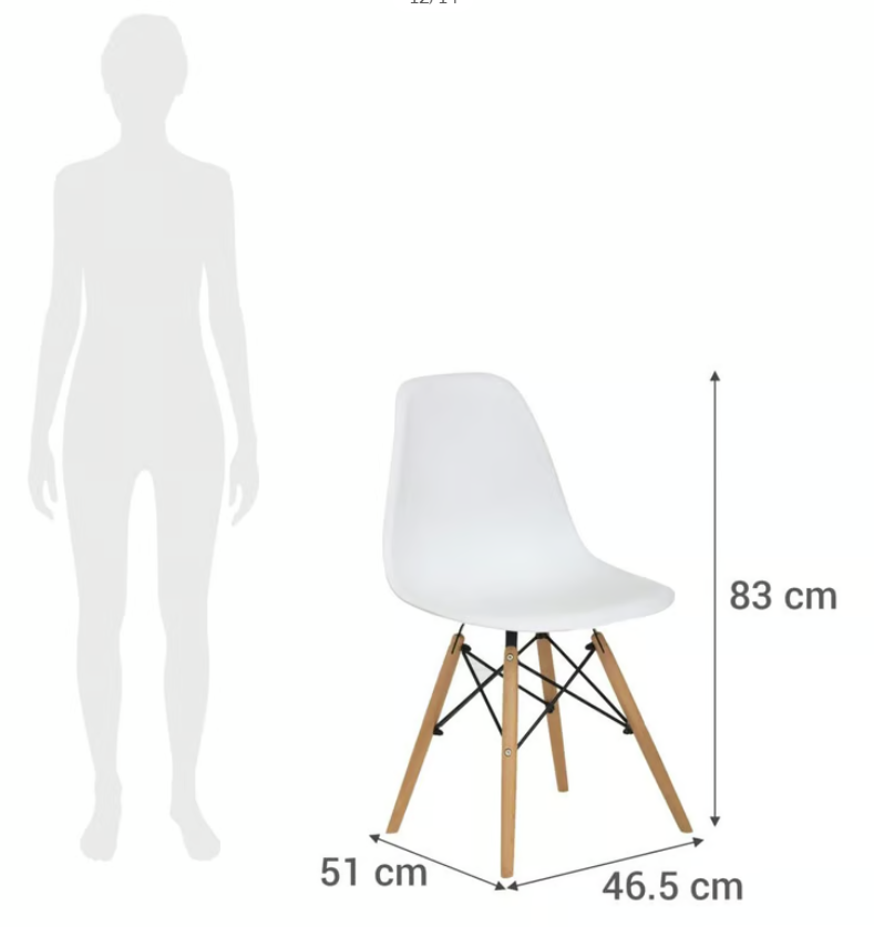 Silla Eames Blanca