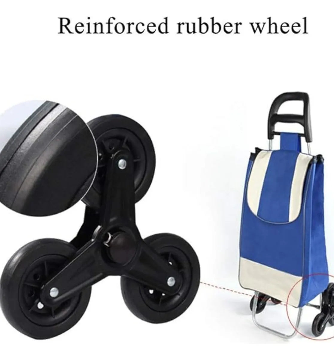 CARRO DE MERCADO PLEGABLE CON RUEDAS