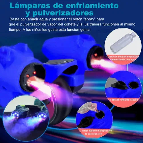 Patineta Humo Scooter Niños Música Luces 🔥