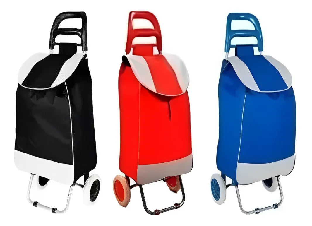 CARRO DE MERCADO PLEGABLE CON RUEDAS