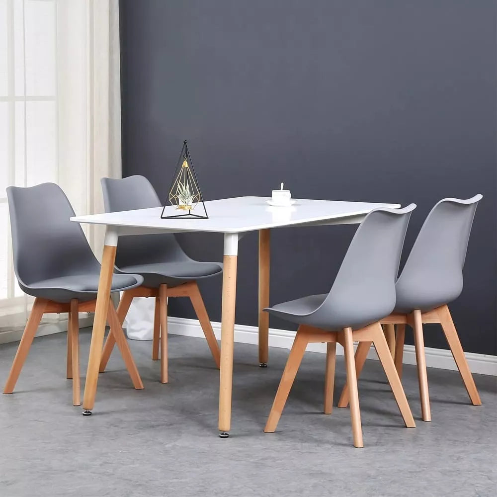 Silla Eames Con Asiento Acolchado
