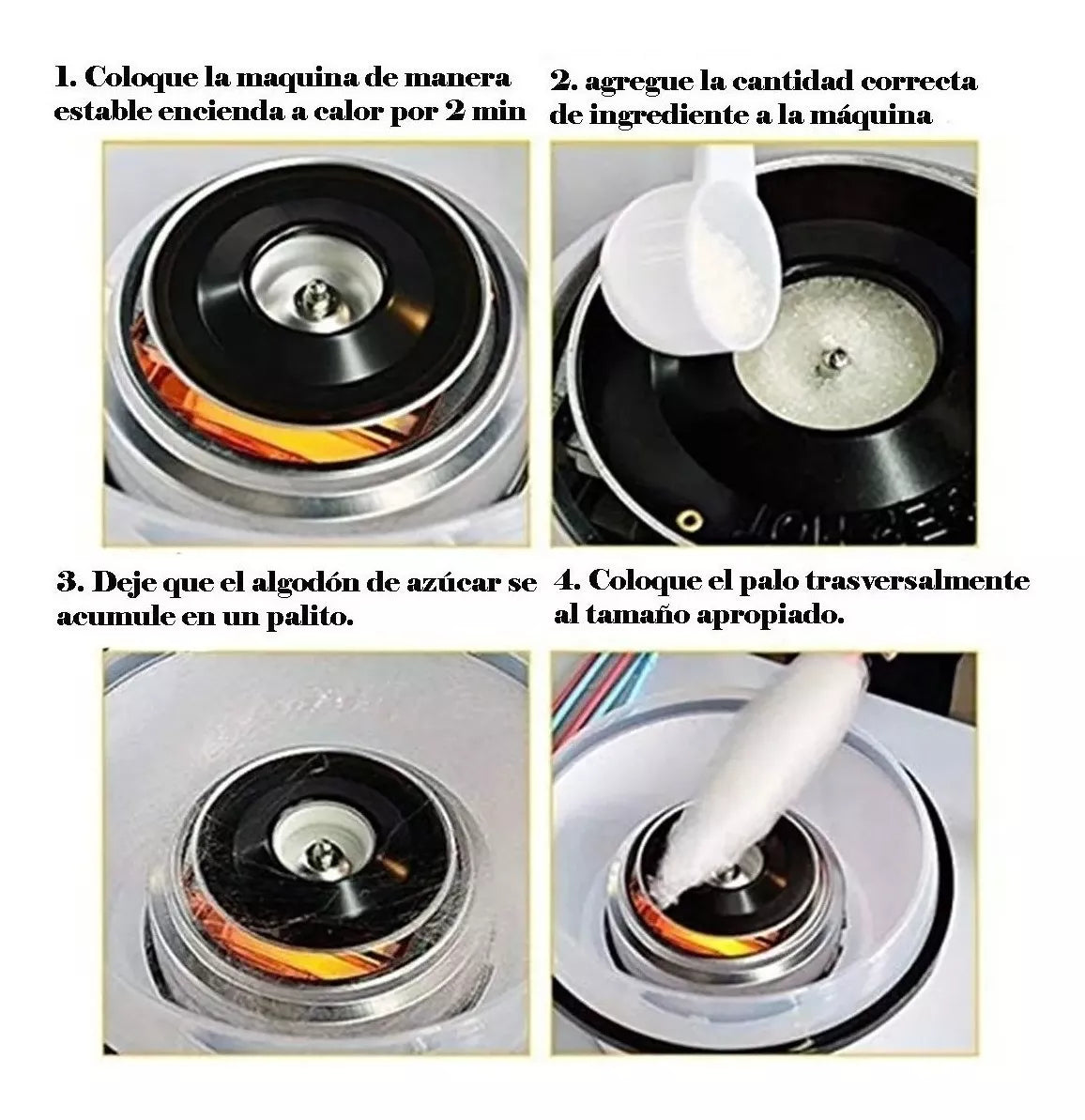 Máquina Algodón De Azúcar Eléctrica Cotton Candy Maker