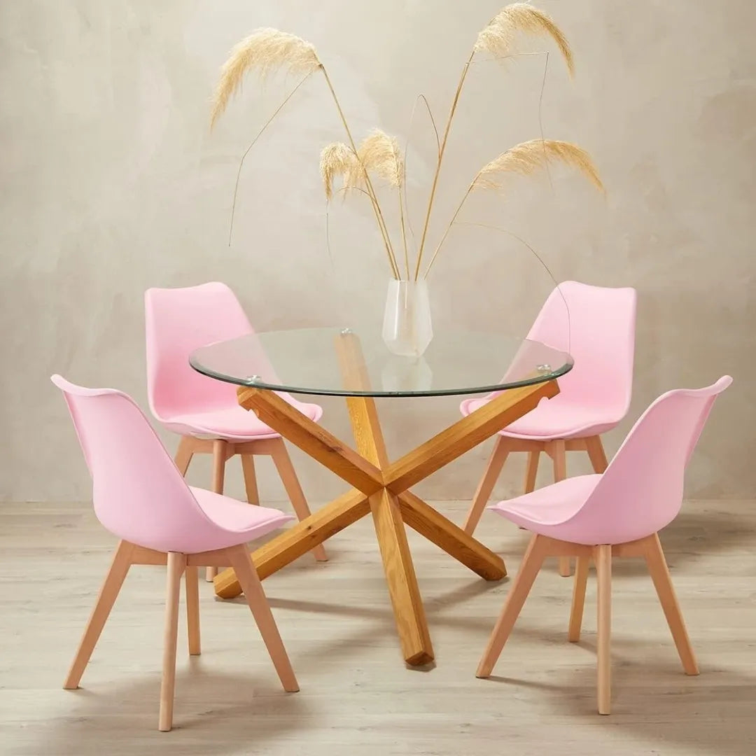 Silla Eames Con Asiento Acolchado