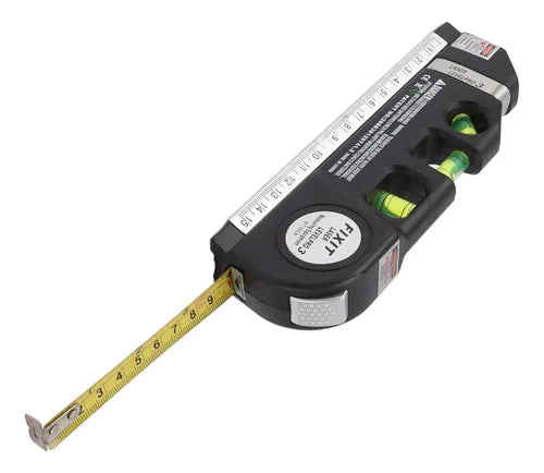 NIVEL LASER CON CINTA MÉTRICA