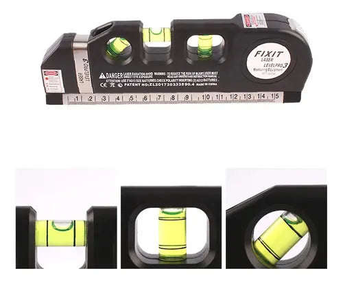 NIVEL LASER CON CINTA MÉTRICA