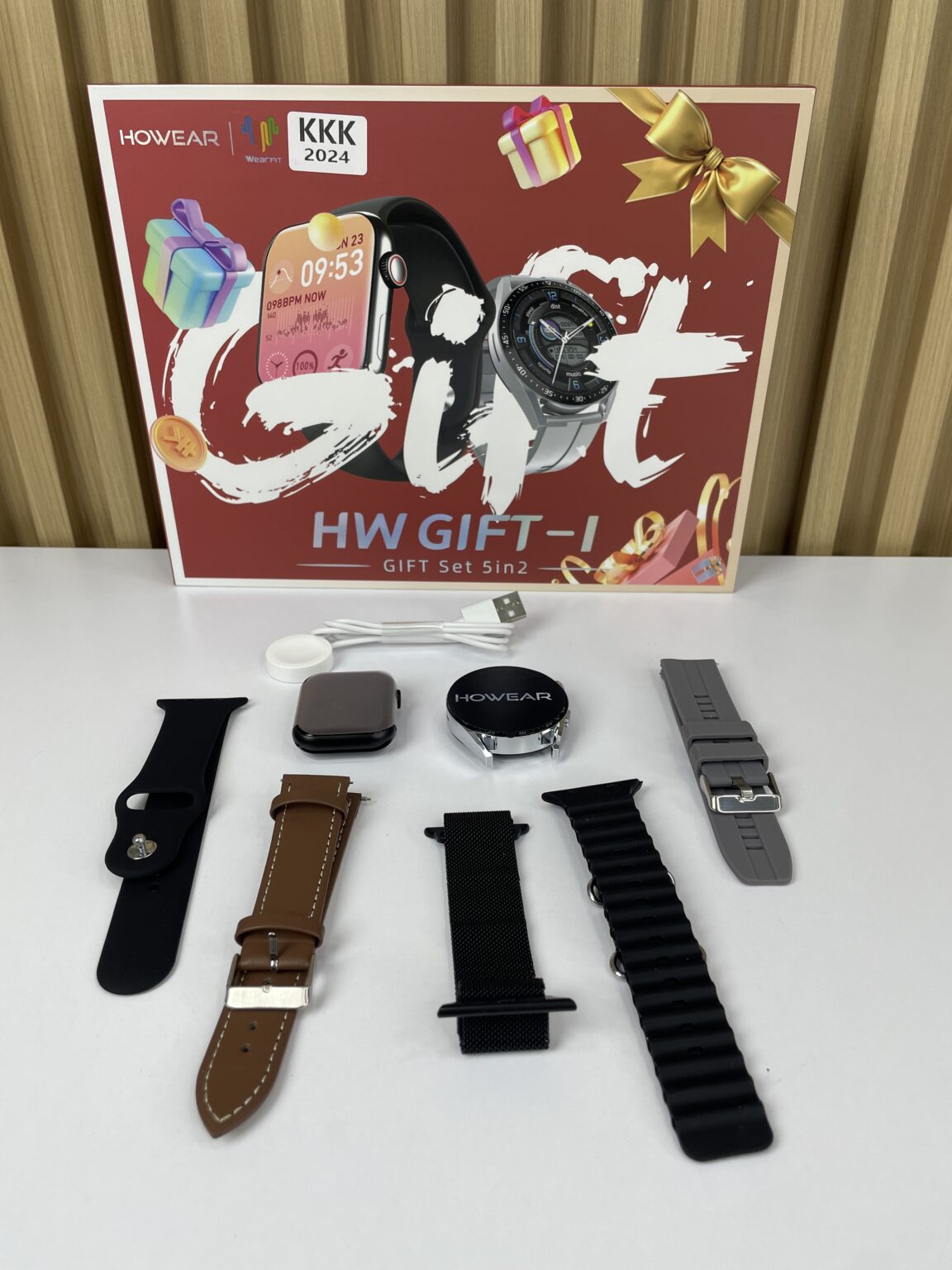 Combo 2x1 HW GIFT – KKK2024 Smartwatch Cuadrado + Smartwatch Redondo