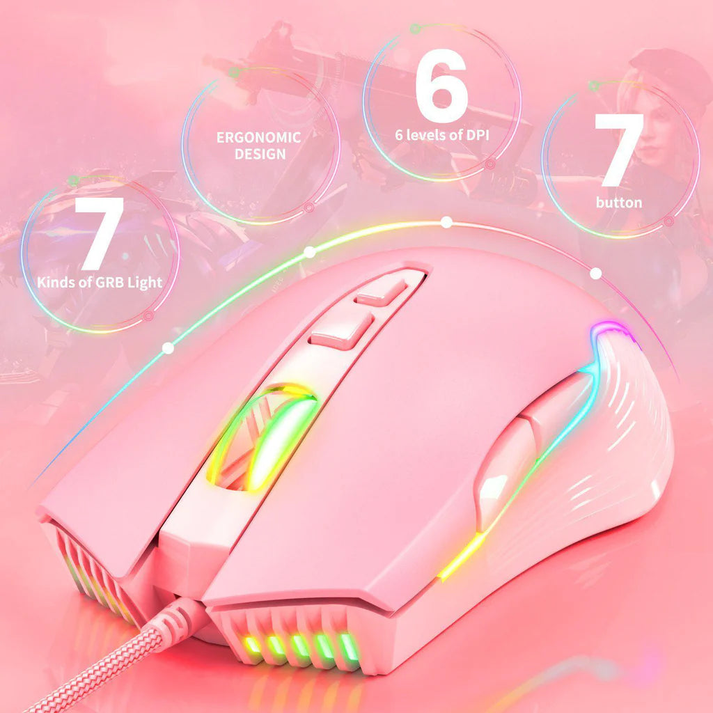 Mouse con cable y LED de colores cambiantes ONIKUMA CW905