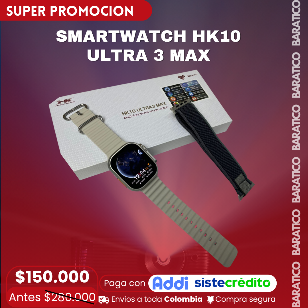 SMARTWATCH HK10 ULTRA 3 MAX