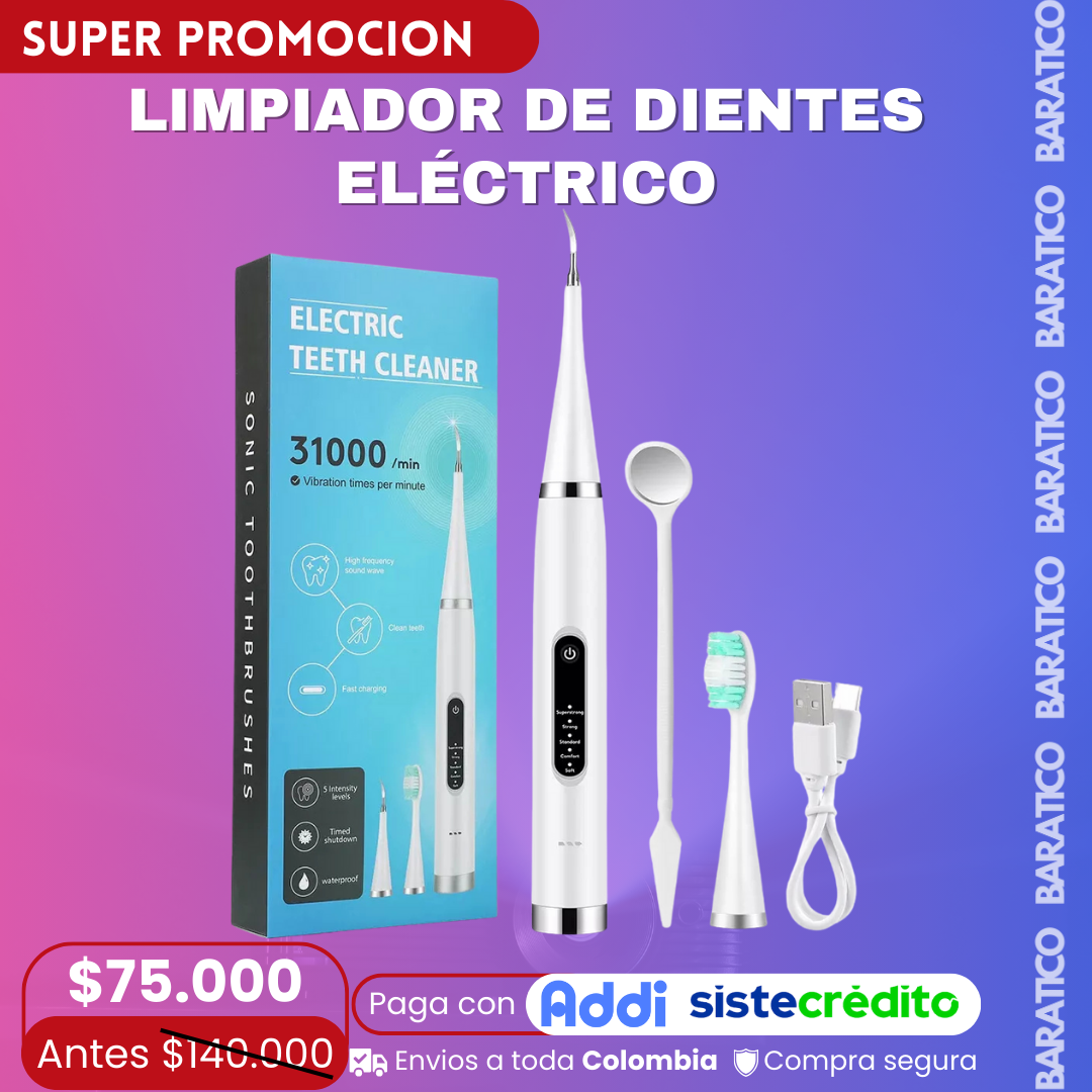 LIMPIADOR DE DIENTES ELÉCTRICO