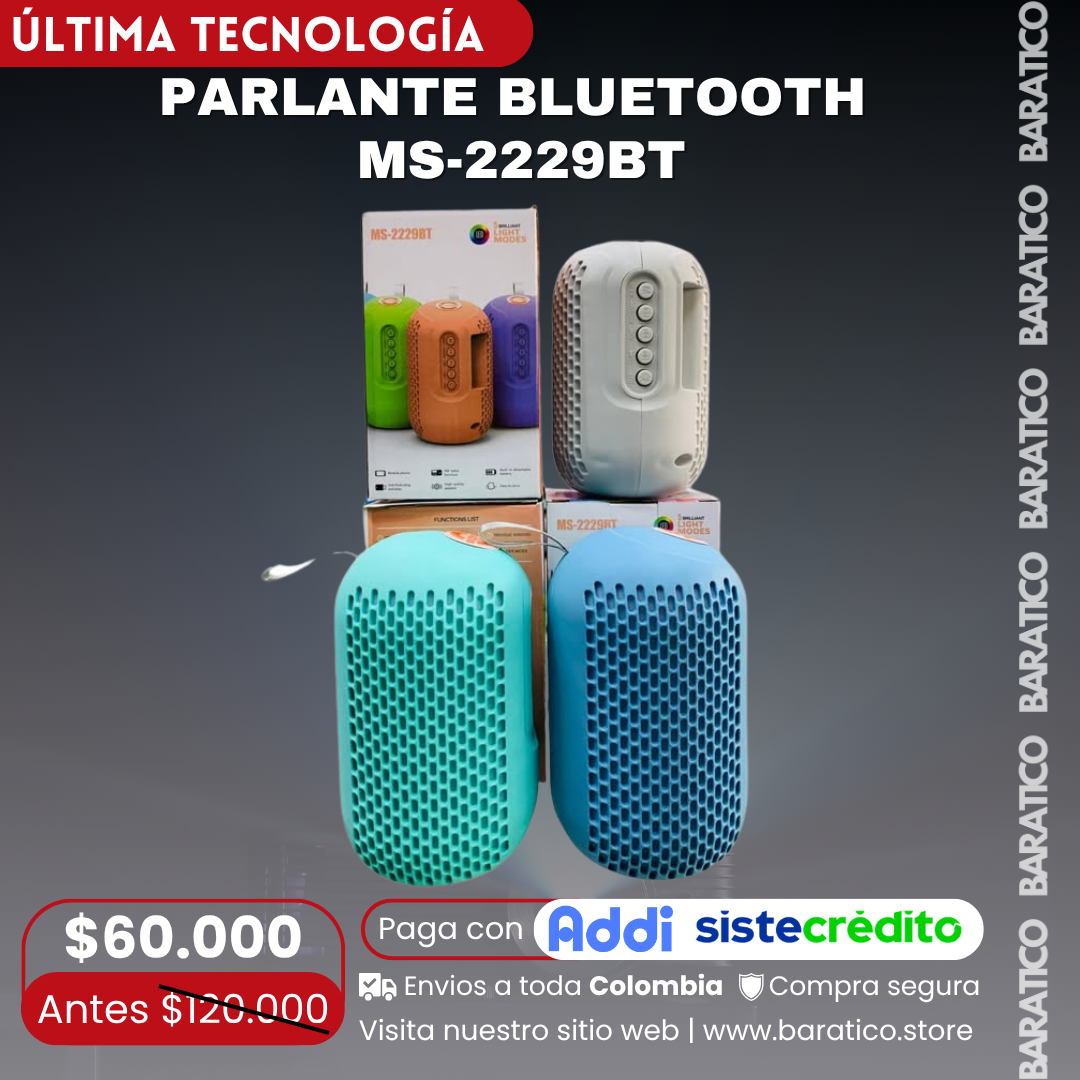 PARLANTE BLUETOOTH MS-2229BT