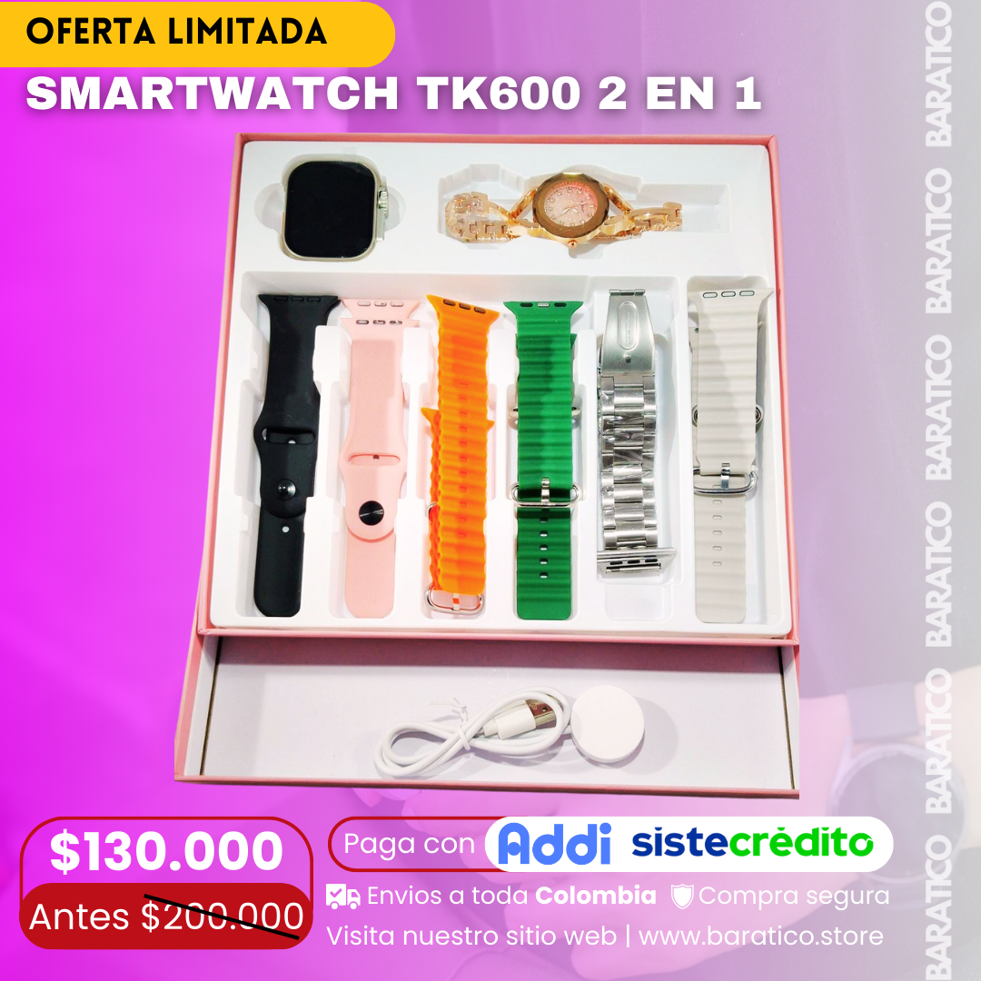 💞SMARTWACH TK600 2 EN 1🙈