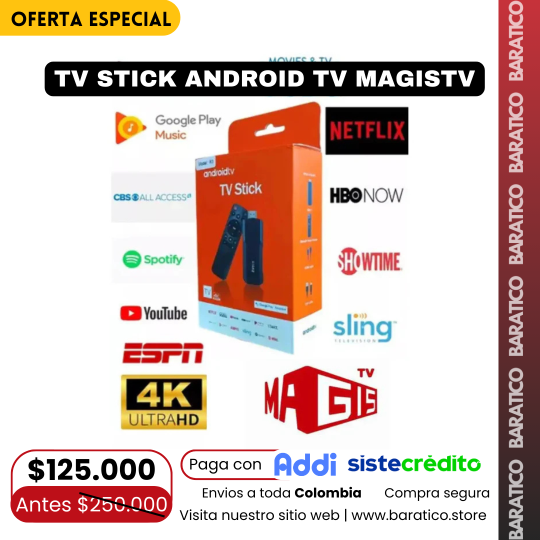 TV STICK CON CONTROL REMOTO🔥