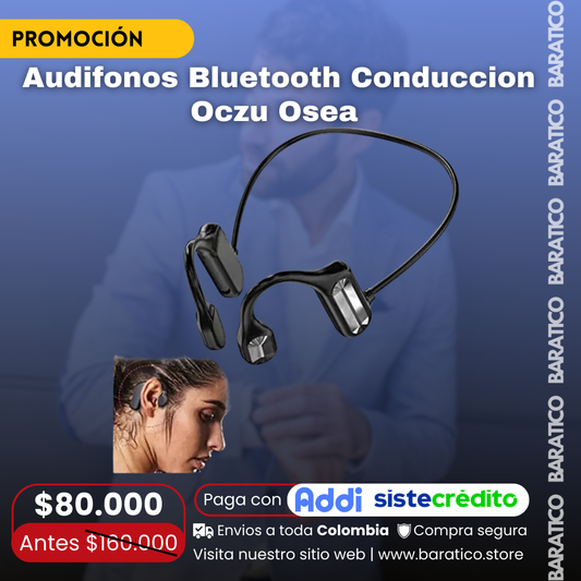 Audifonos Bluetooth Conduccion Osea Oczu OHF-011