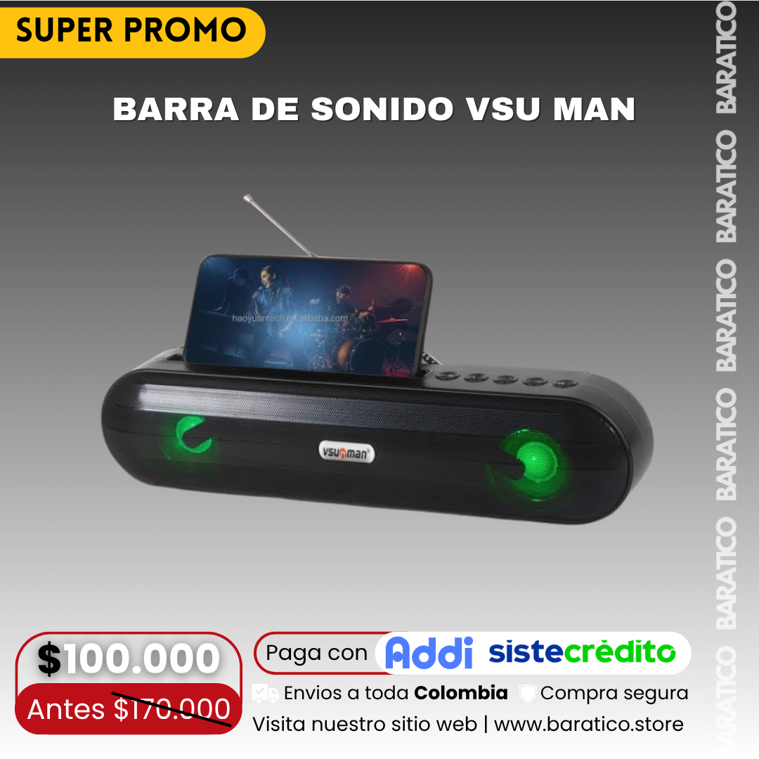 BARRA DE SONIDO VSU MAN