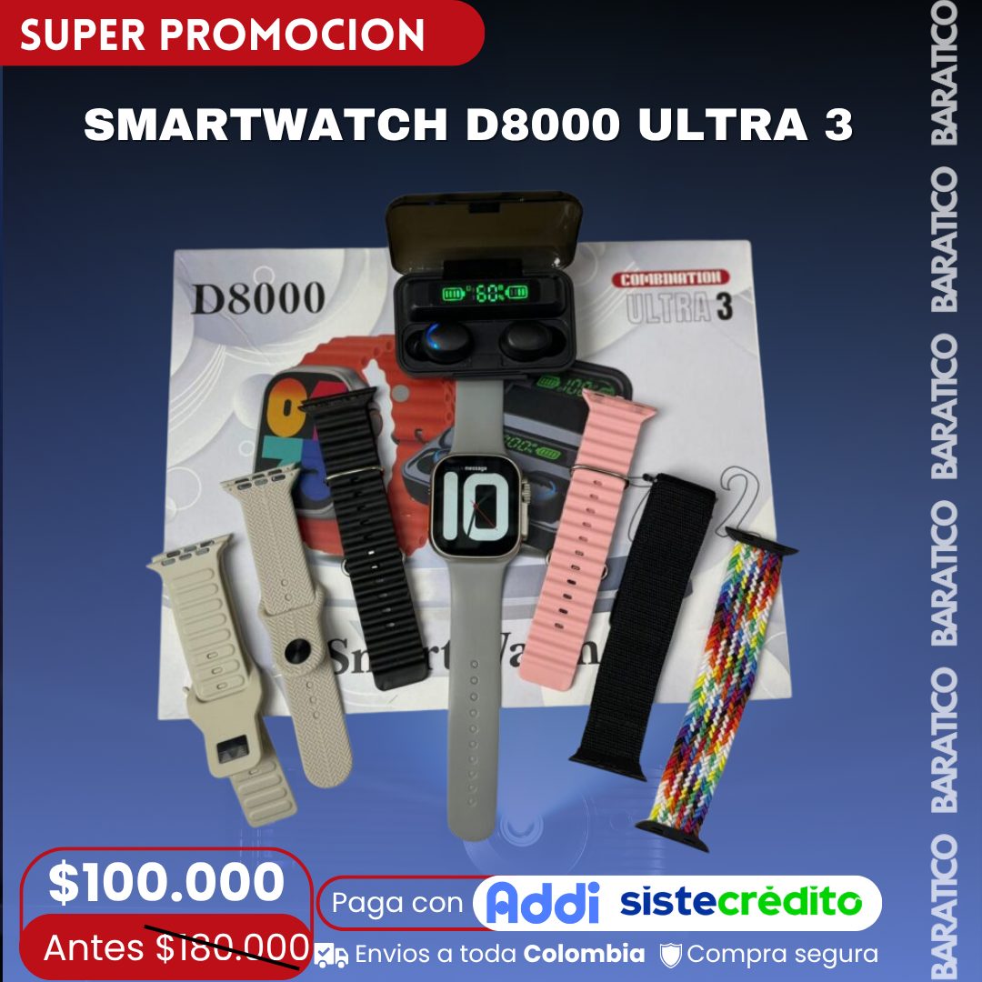 SMARTWATCH D8000 ULTRA 3