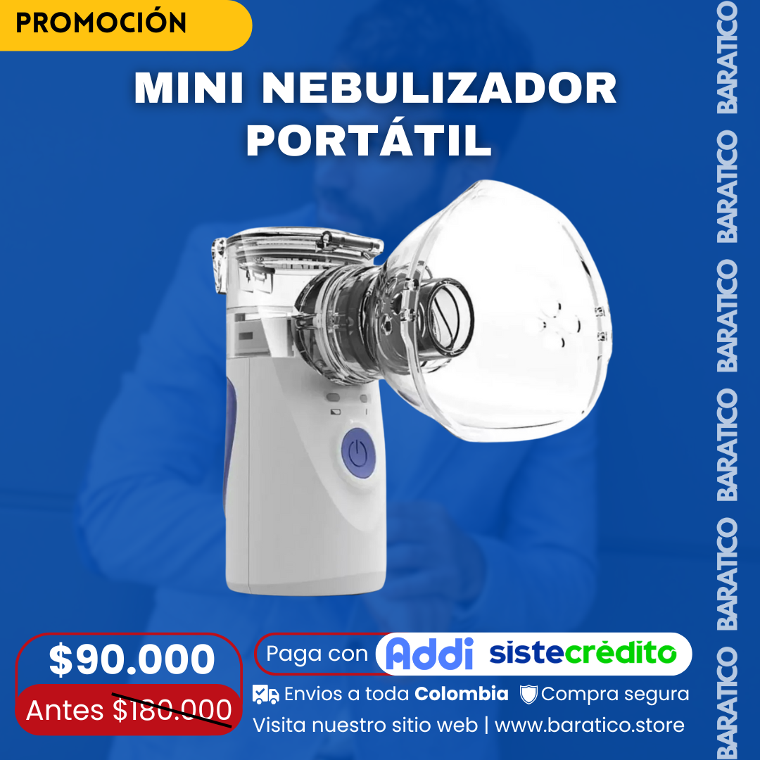 Mini Nebulizador Portátil Niños Adultos