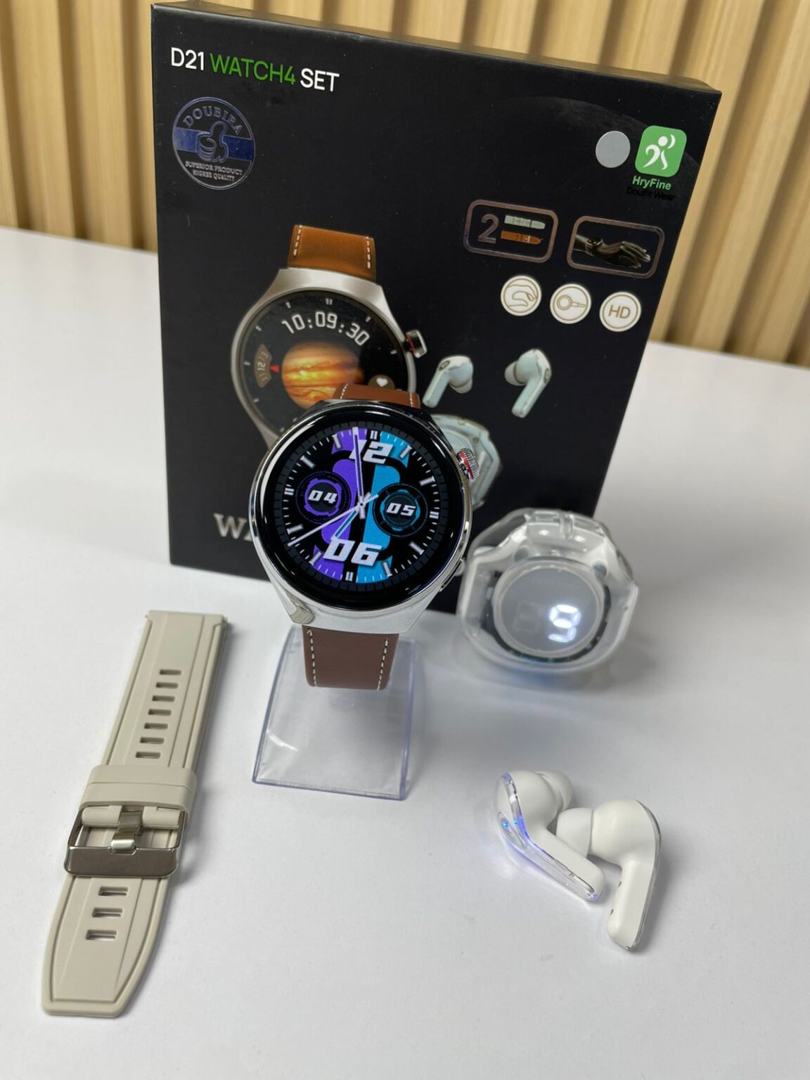 COMBO SMARTWATCH D21 DOBLE PULSO