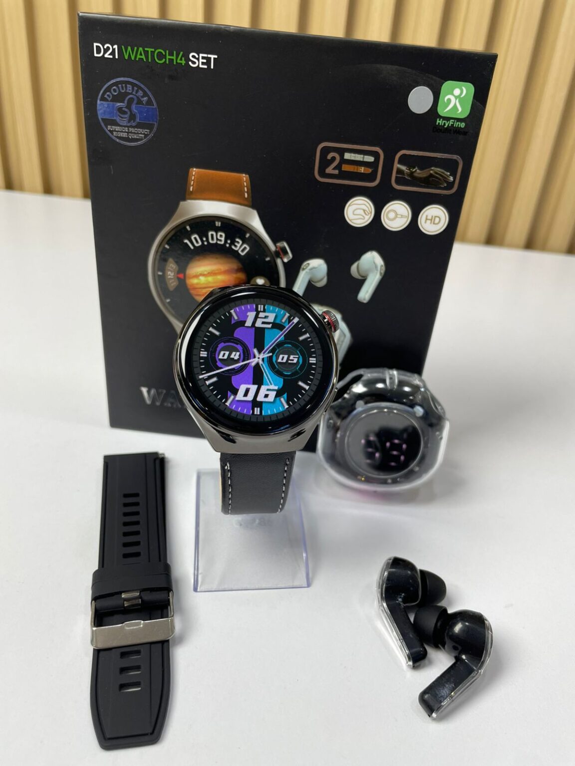 COMBO SMARTWATCH D21 DOBLE PULSO