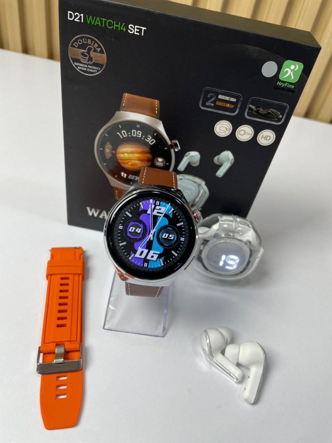 COMBO SMARTWATCH D21 DOBLE PULSO