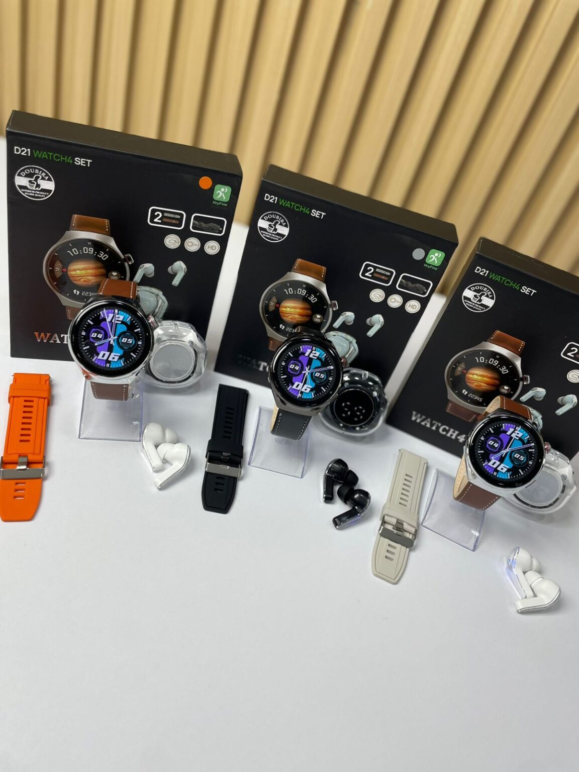 COMBO SMARTWATCH D21 DOBLE PULSO