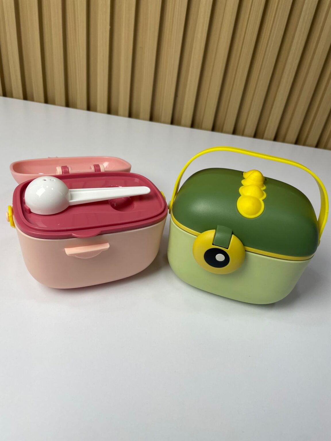 RECIPIENTE PARA LECHE EN POLVO + LONCHERA COMIDA NIÑOS