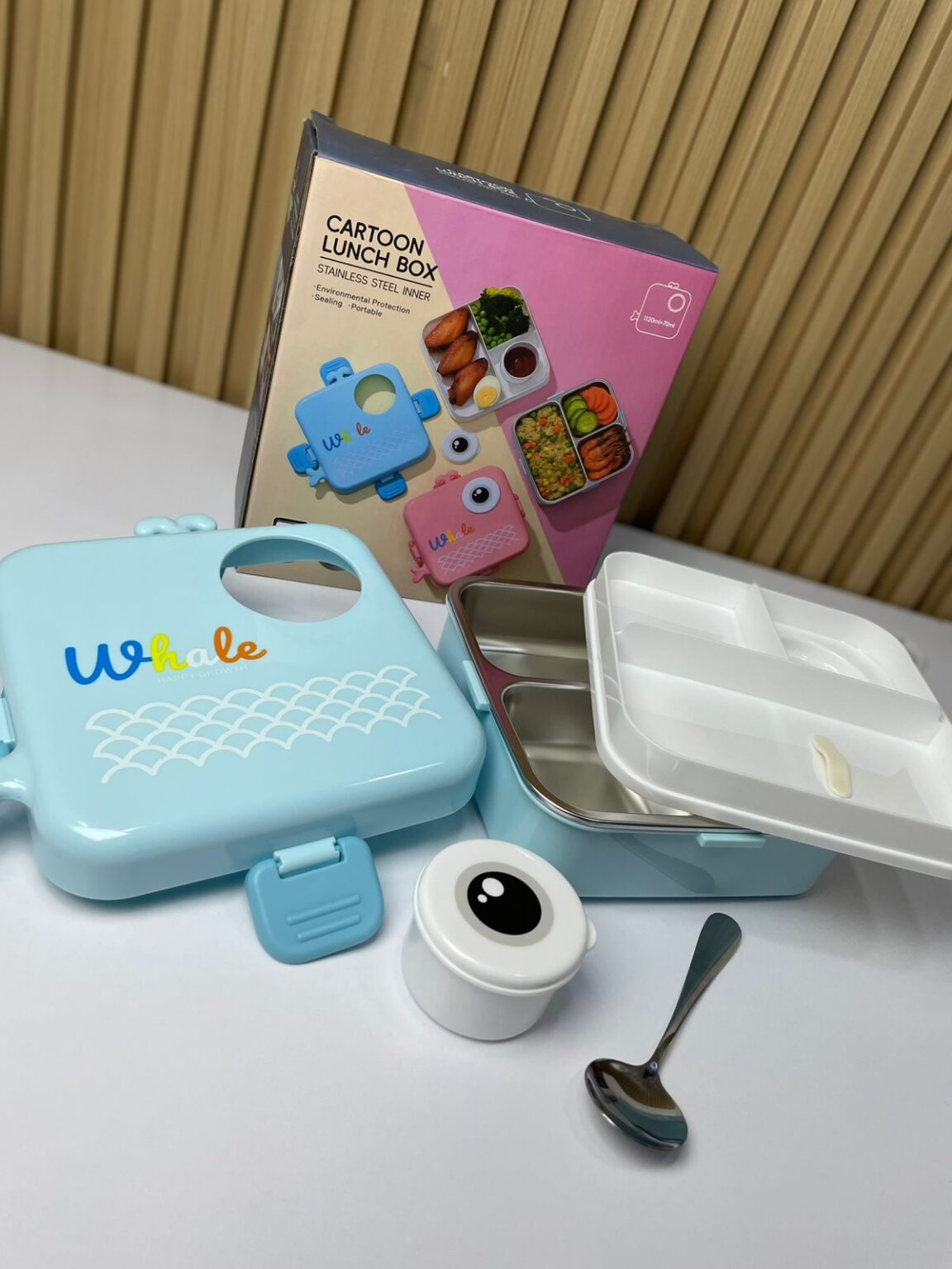 RECIPIENTE PARA LECHE EN POLVO + LONCHERA COMIDA NIÑOS