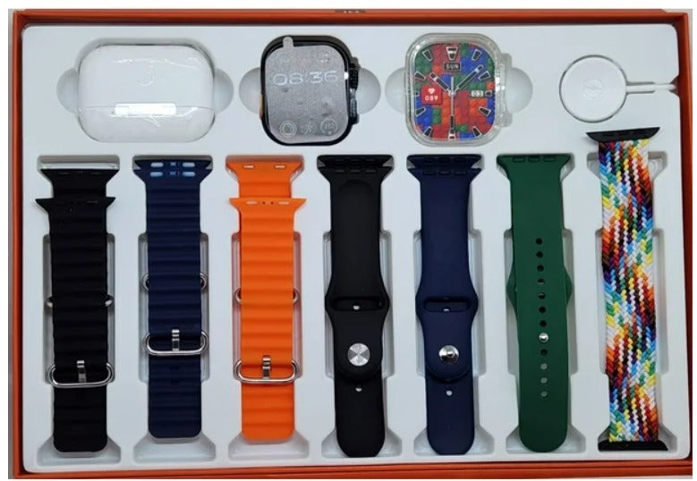 Combo de Reloj T900 Ultra 2 Max 7 Correas
