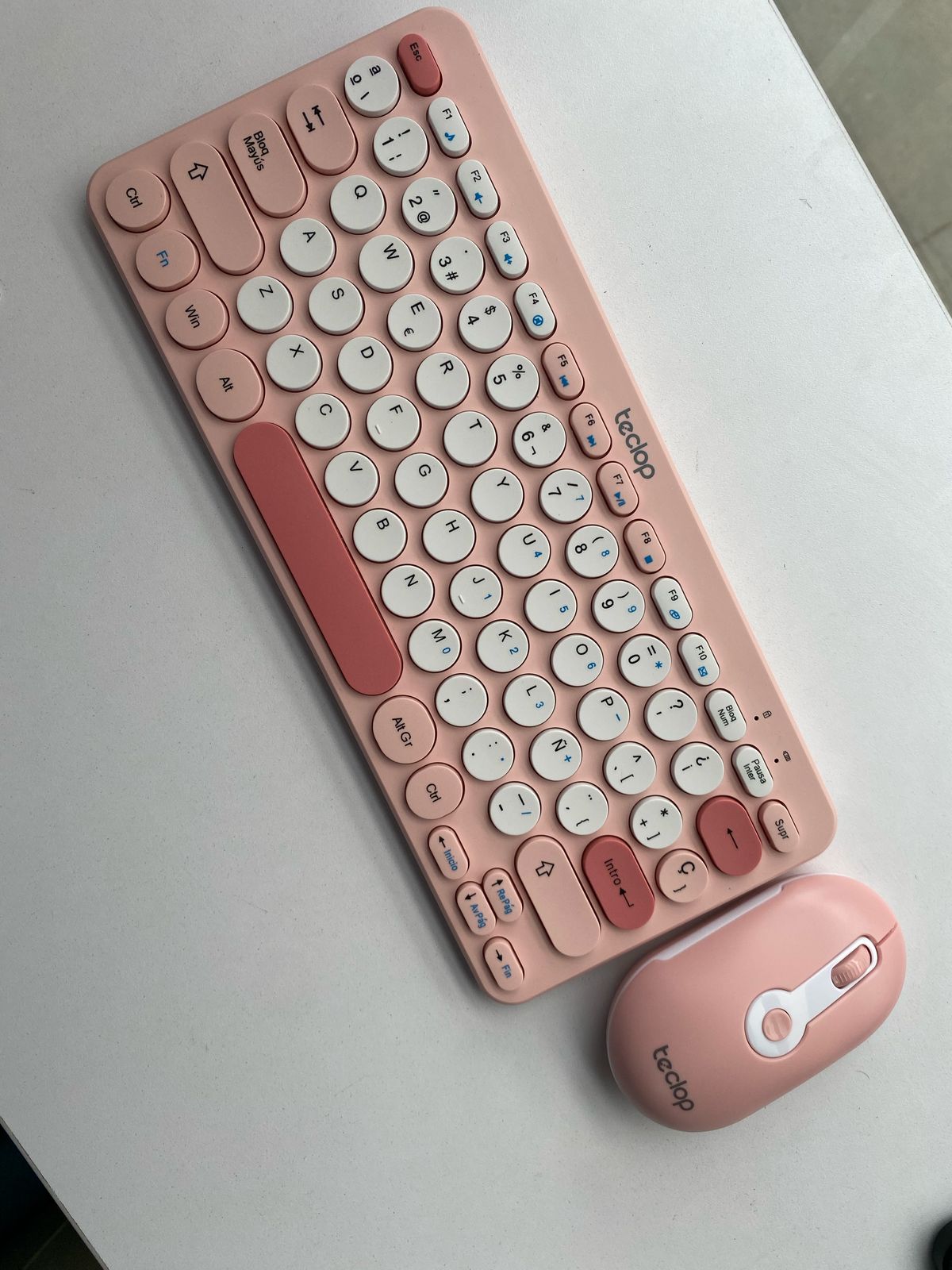 Mini Juego De Teclado Y Mouse Inalámbrico teclop