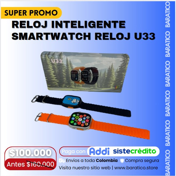 Reloj Inteligente Smartwatch reloj U33