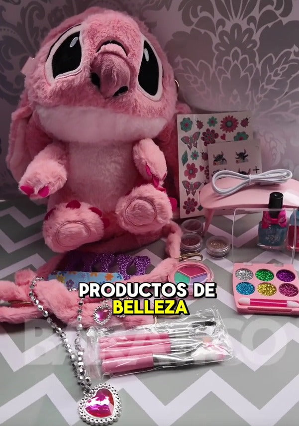 COMBO BELLEZA CON BOLSO DE STITCH 💙