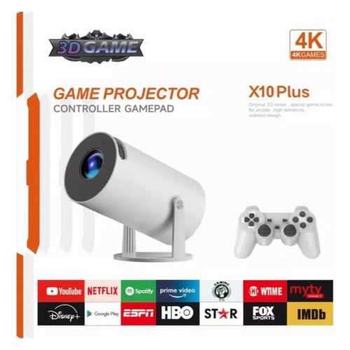 PROYECTOR 4K CON JUEGOS X10PLUS