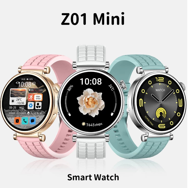 Smartwatch Z01 Mini Amoled Redondo – BCOL
