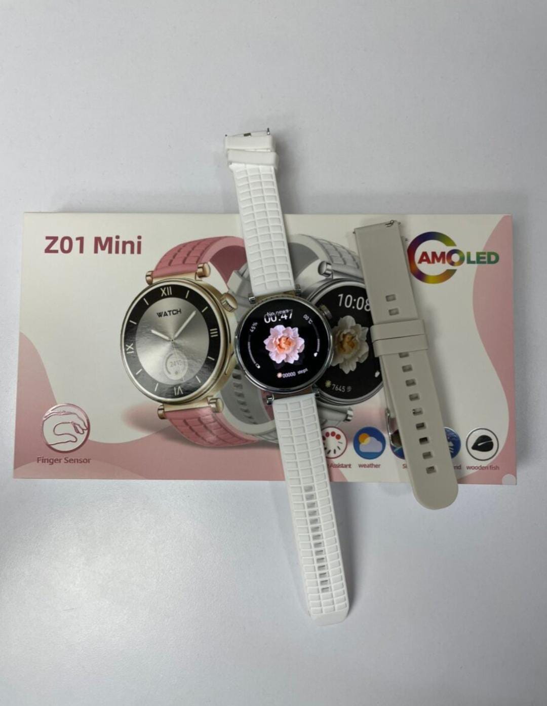 Smartwatch Z01 Mini Amoled Redondo