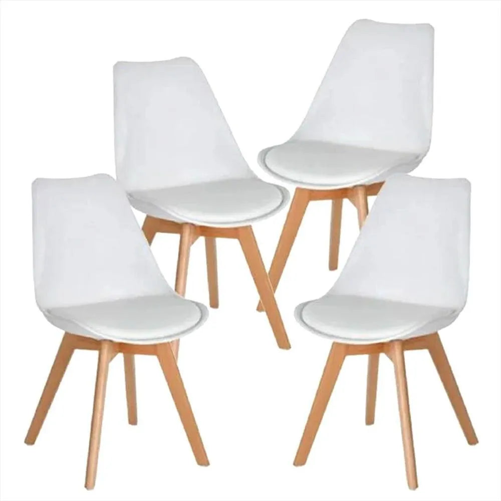 Silla Eames Con Asiento Acolchado