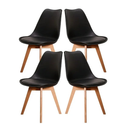 Silla Eames Con Asiento Acolchado