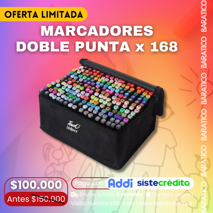 MARCADORES DOBLE PUNTA PROMOCION!! 😱