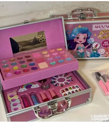 KIT DE MAQUILLAJE PARA NIÑAS 🧜‍♀️💄
