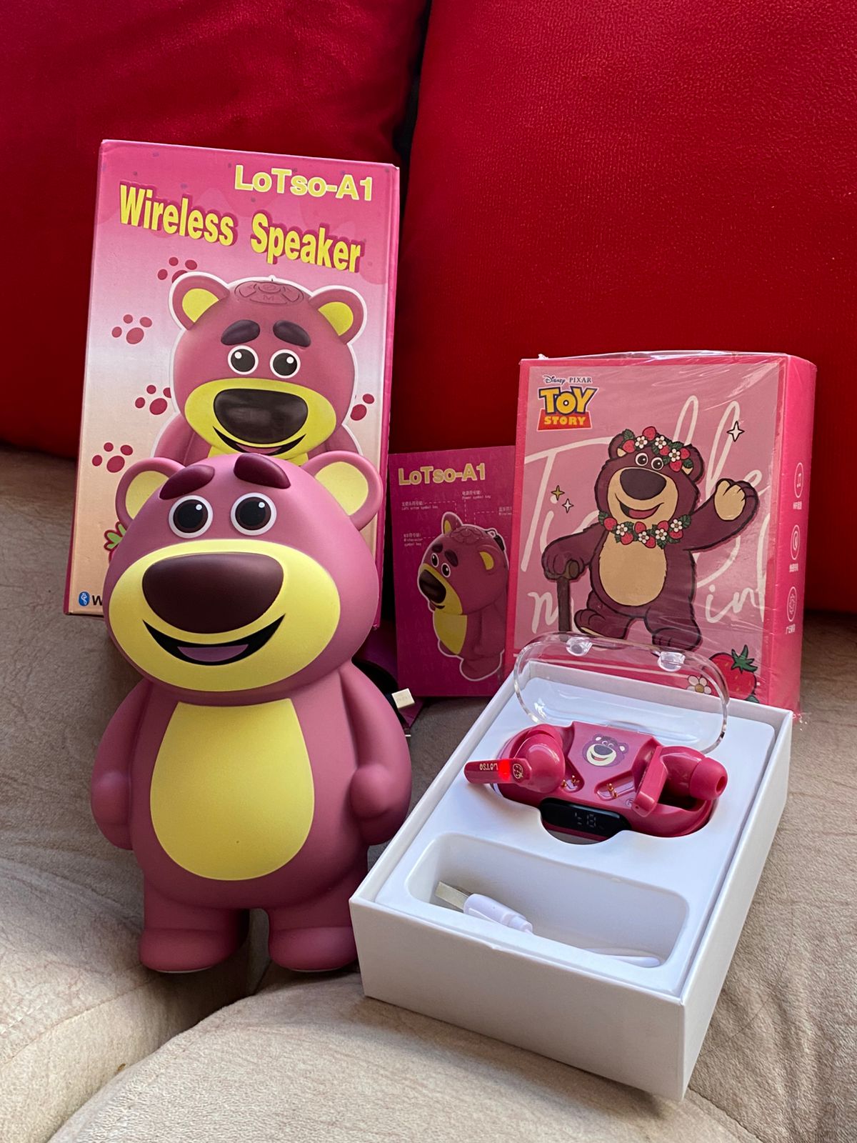 Combo Lotso Parlante + Audifonos inalambricos