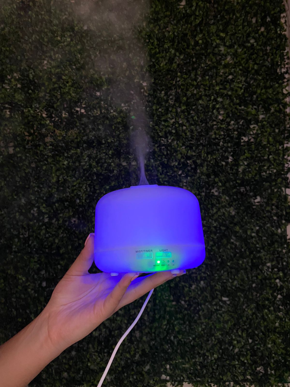 HUMIDIFICADOR DIFUSOR DE AROMAS CONTROL REMOTO AROMATERAPIA