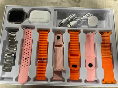 Combo V11 Airpods Pro + Reloj con 7 Correas