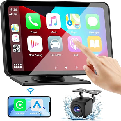 CARPLAY - PANTALLA TÁCTIL PORTÁTIL HD DE 7 PULGADAS
