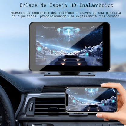 CARPLAY - PANTALLA TÁCTIL PORTÁTIL HD DE 7 PULGADAS
